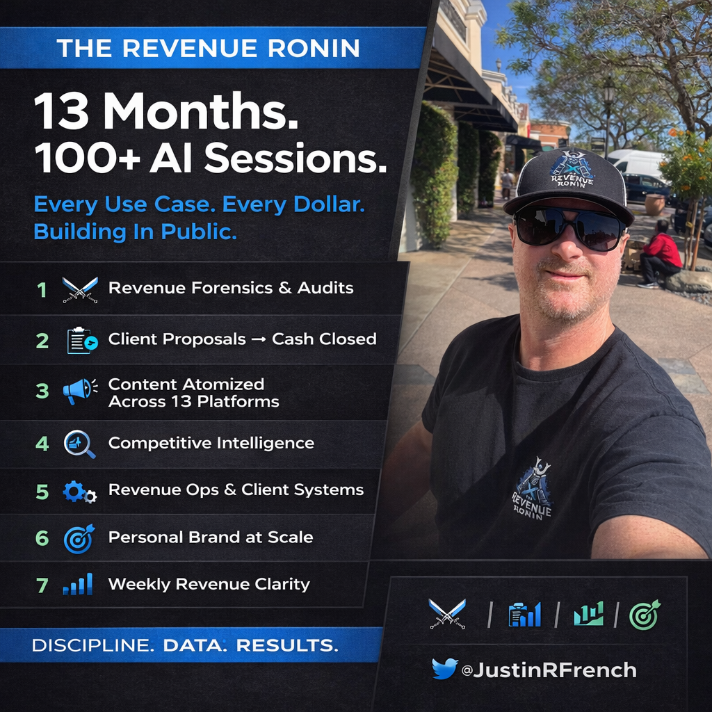 13 months. 100+ AI sessions. Here's everything. 🥷