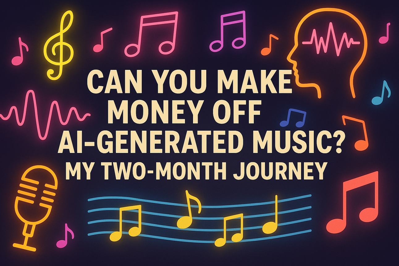 🎶 Can You Make Money off AI-Generated Music? My Two-Month Journey 💸