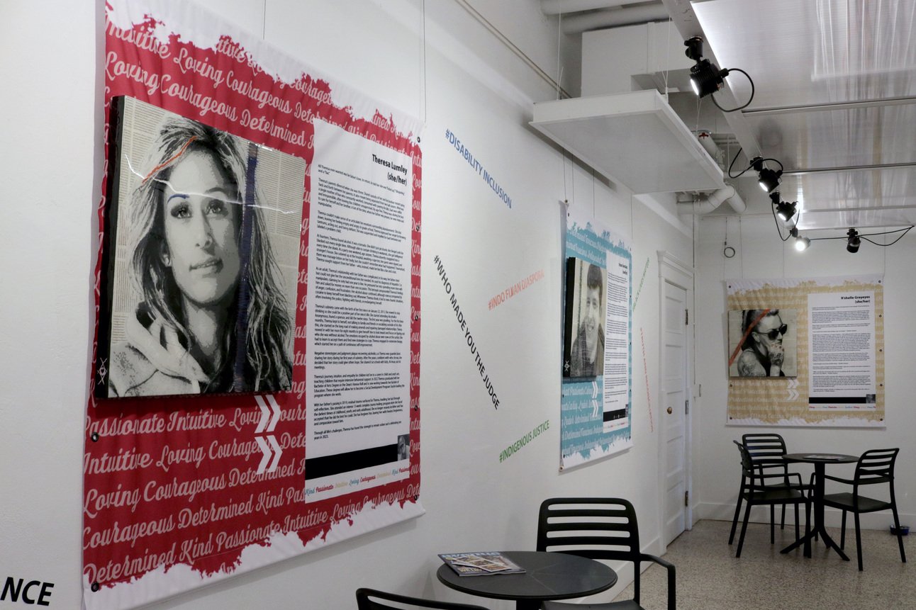 A new portrait art exhibit is challenging biases by forcing audience to face their judgements