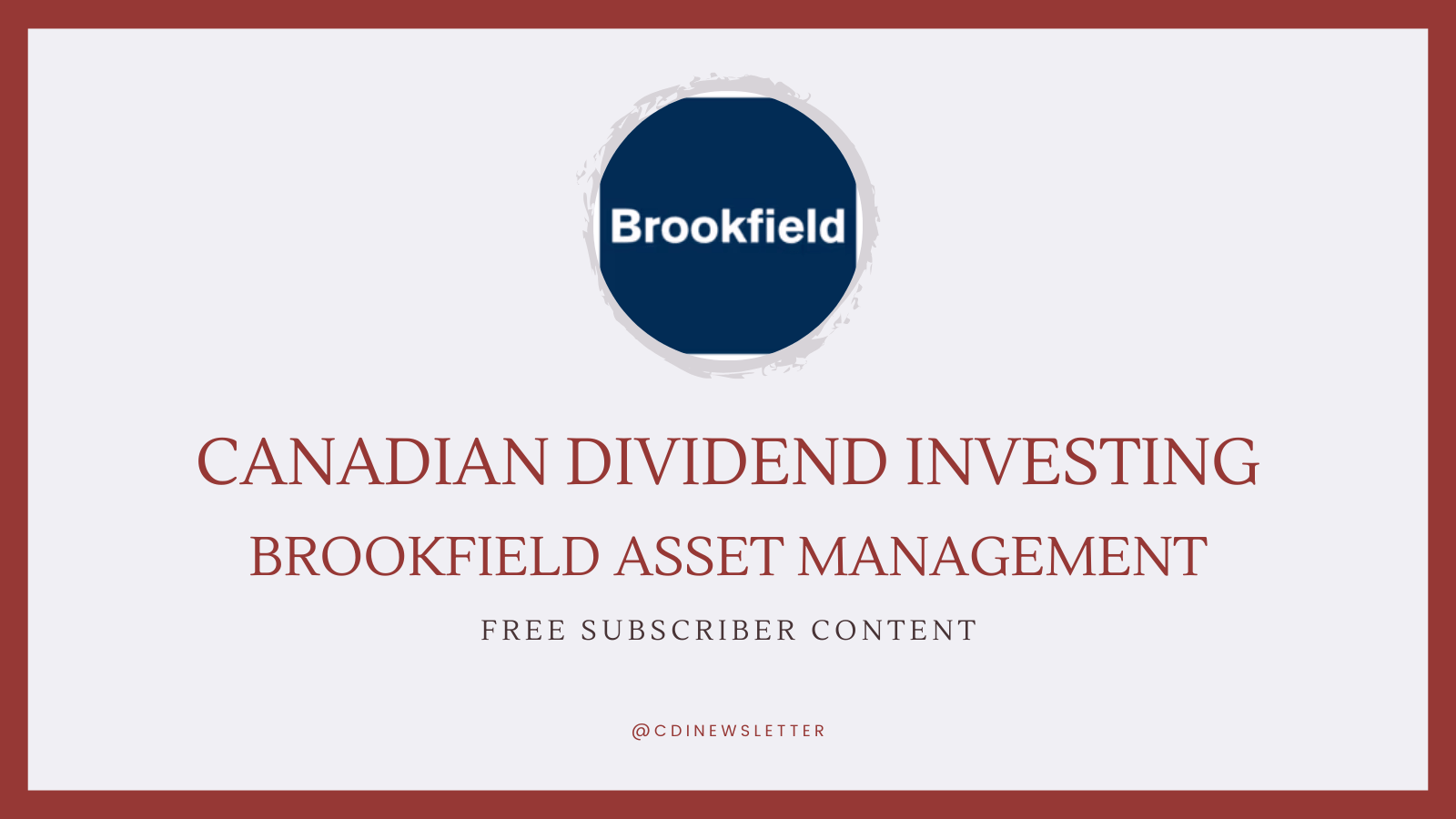 Stock and Dividend Analysis: Brookfield Asset Management