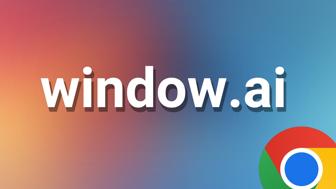 window.ai - ejecuta IA localmente en tu navegador