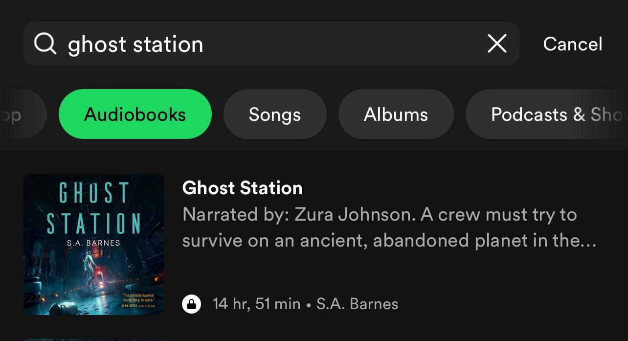 Waarom kan ik geen luisterboeken luisteren op Spotify?