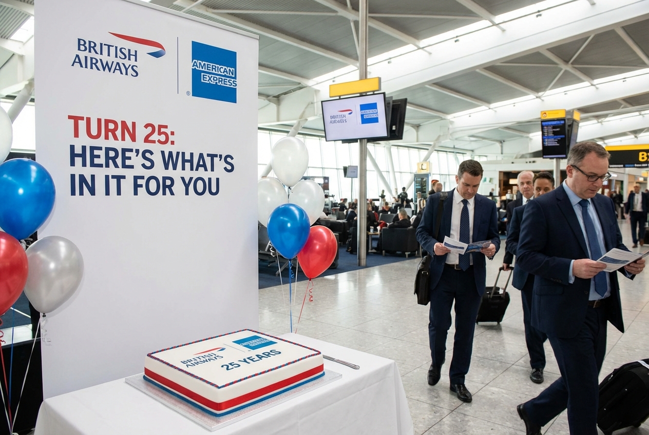 British Airways & American Express Turn 25: Here's What's in It for You