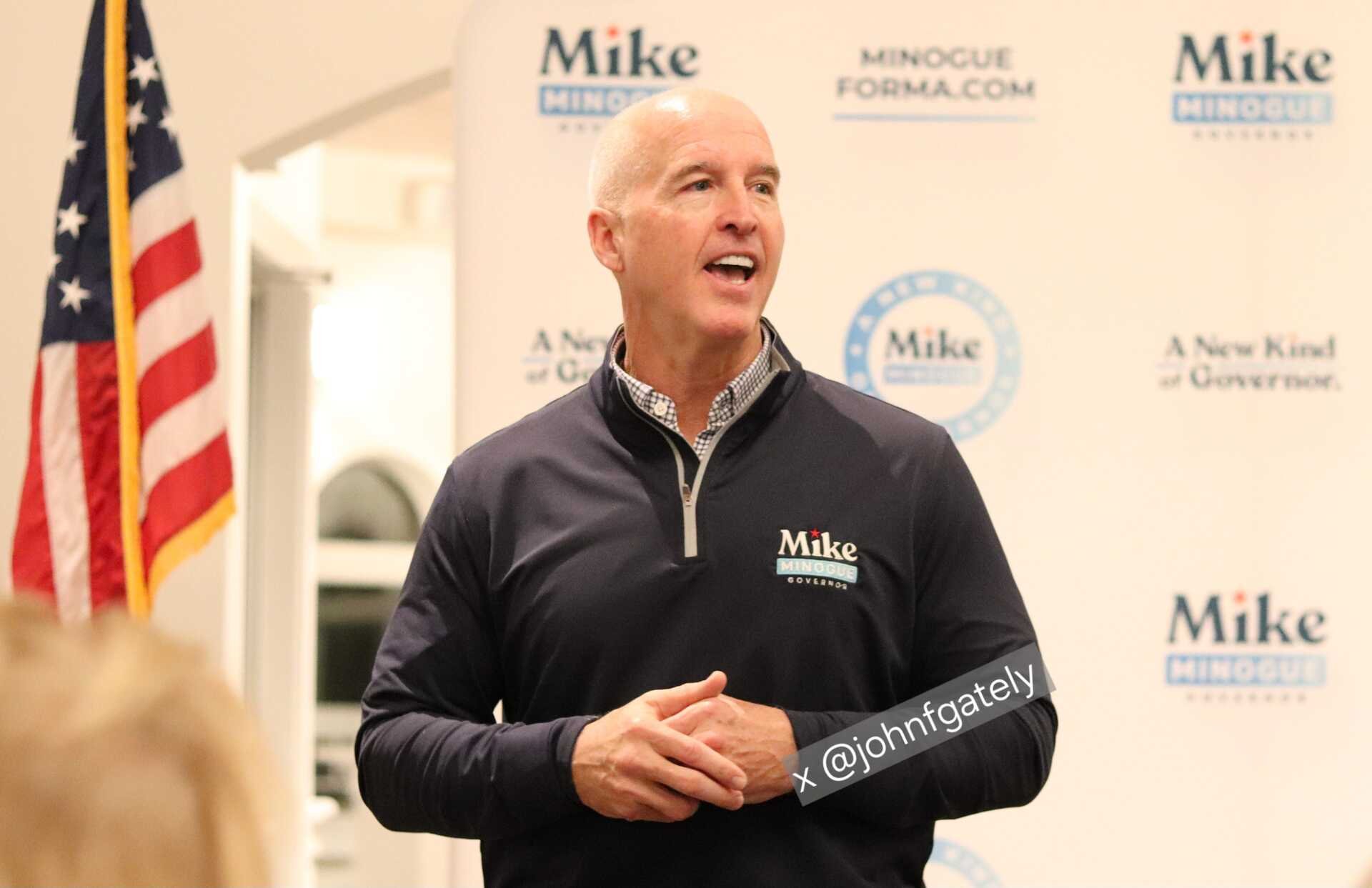 Minogue rejects "any time, any place" debate challenge