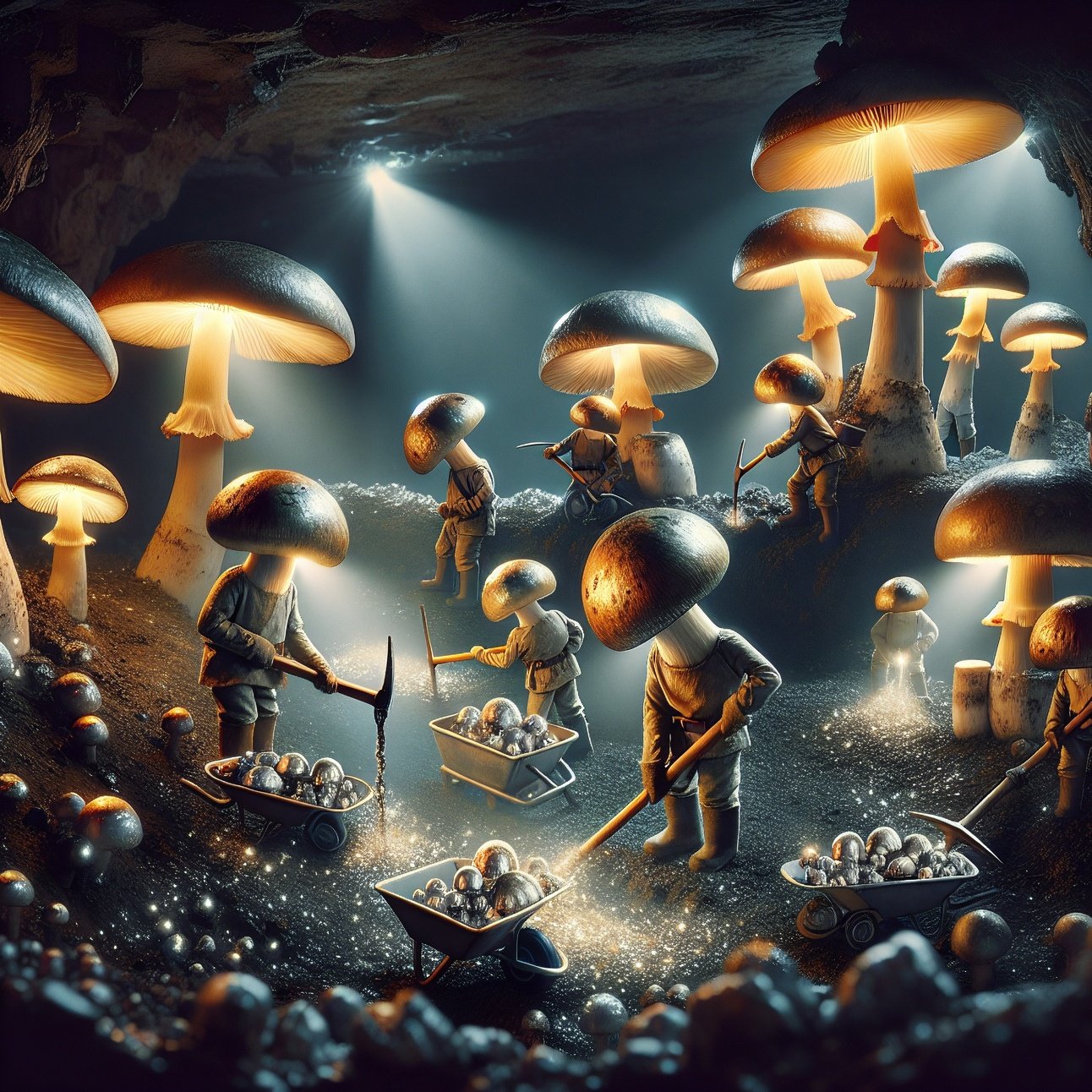 Mycomining heavy metal ⚒