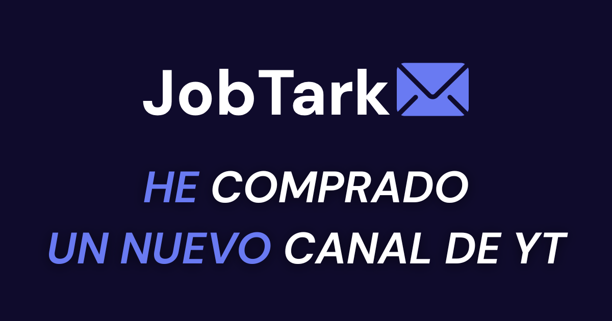 He comprado un canal de YouTube nuevo