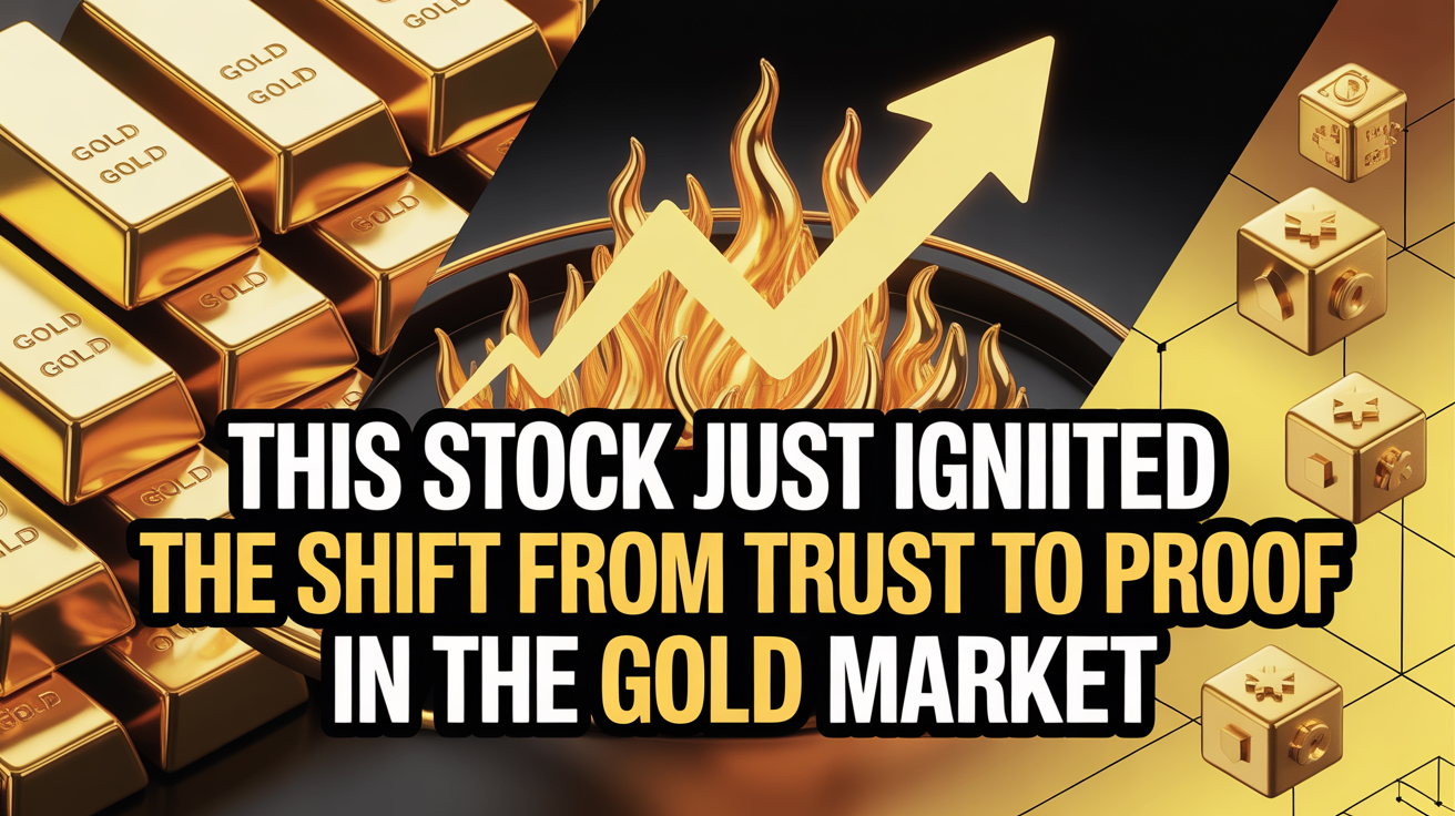 This Stock Just Ignited the Shift From Trust to Proof in the Gold Market