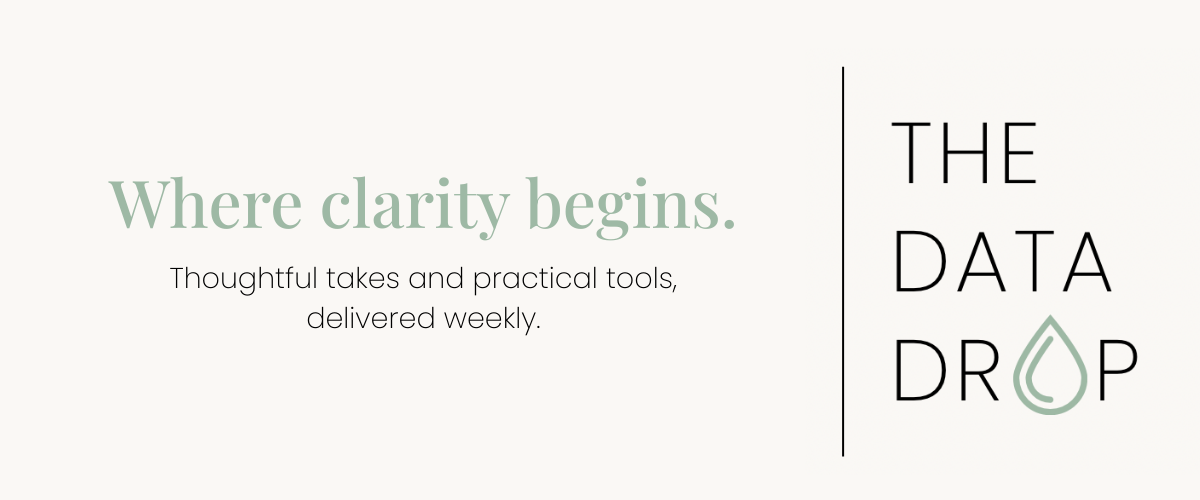 IT'S NOT THE DATA. IT'S YOUR QUESTIONS.