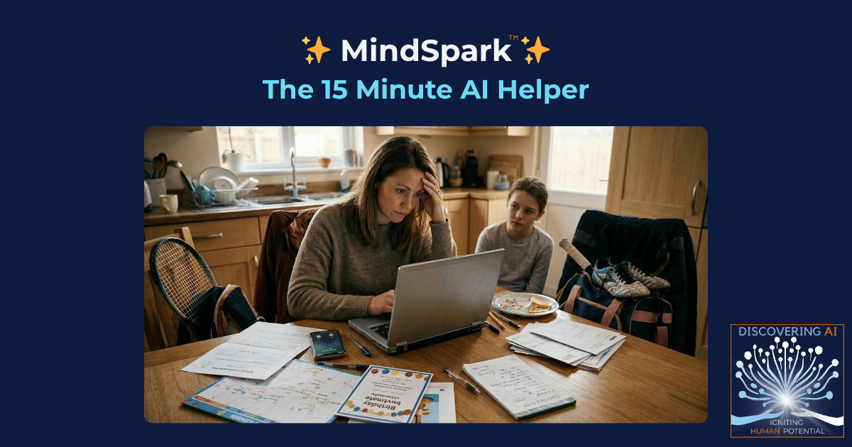 ✨ This Week’s MindSpark: The 15 Minute AI Helper ✨