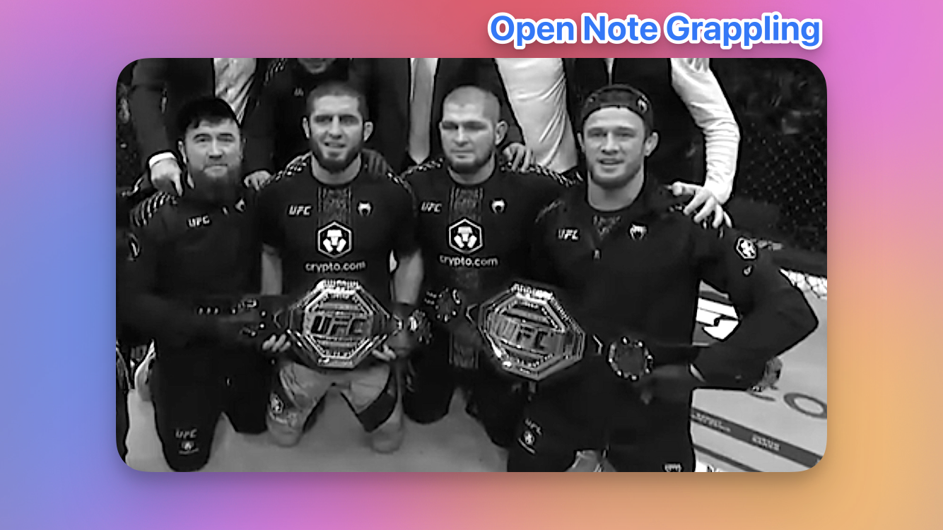 📝 Islam Makhachev's Masterpiece