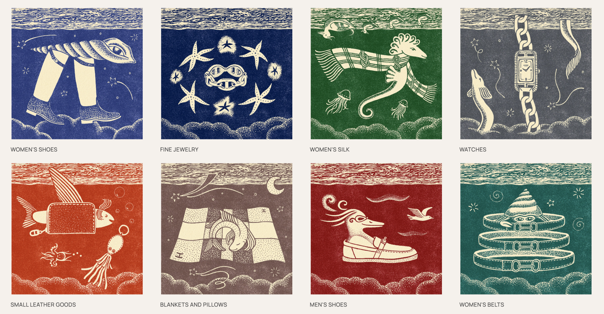 AI In Animation, Hermès’ Website Goes Hand-Drawn And Waterlight Graffiti