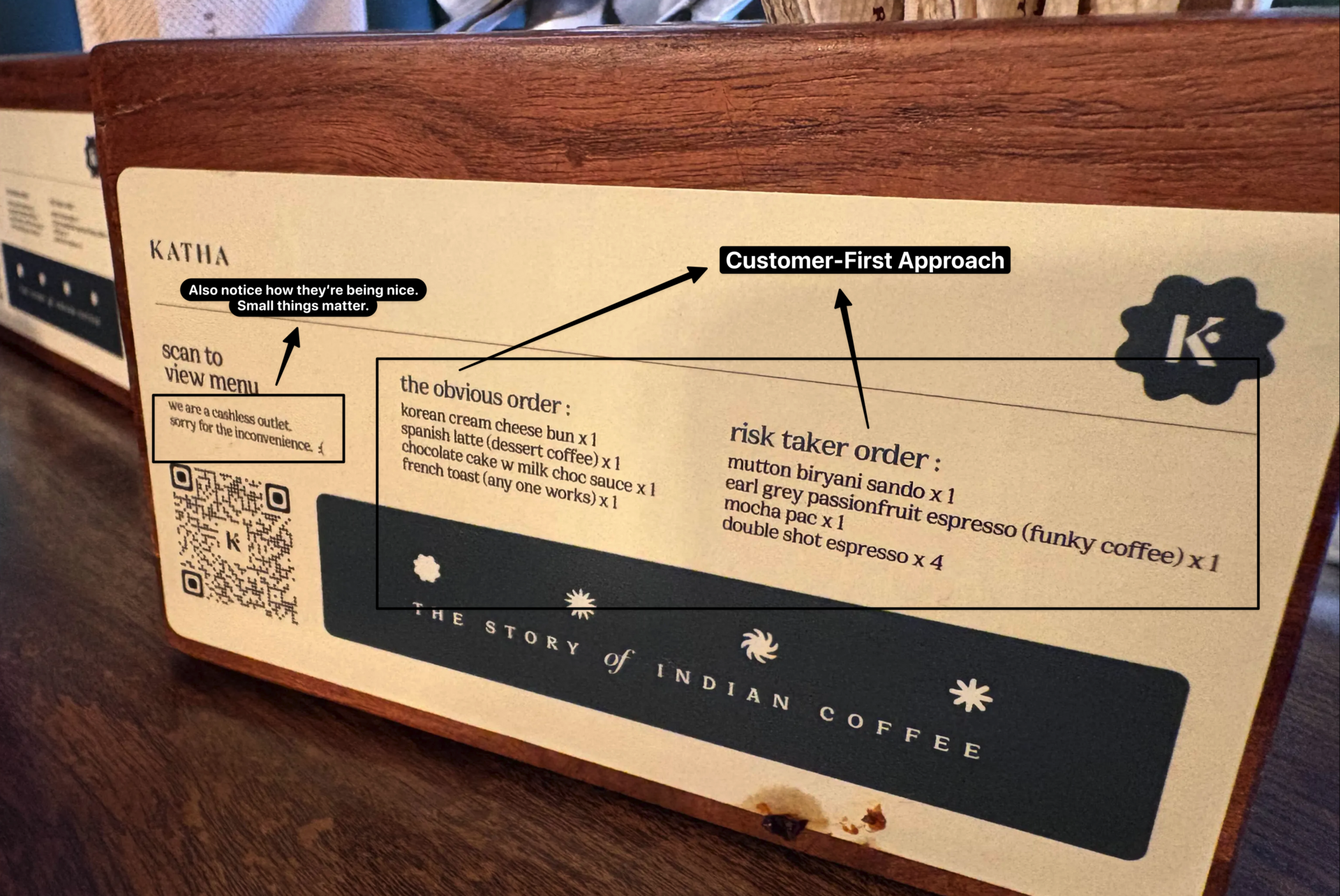 This café blew my mind