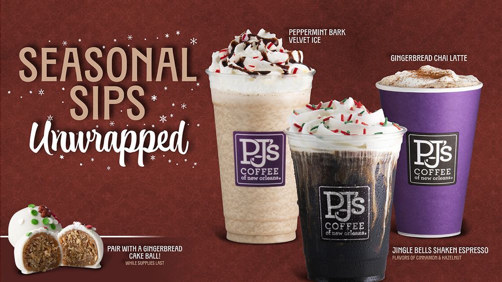 PJ’s Coffee Rolls Out Festive Holiday Sips for the Season