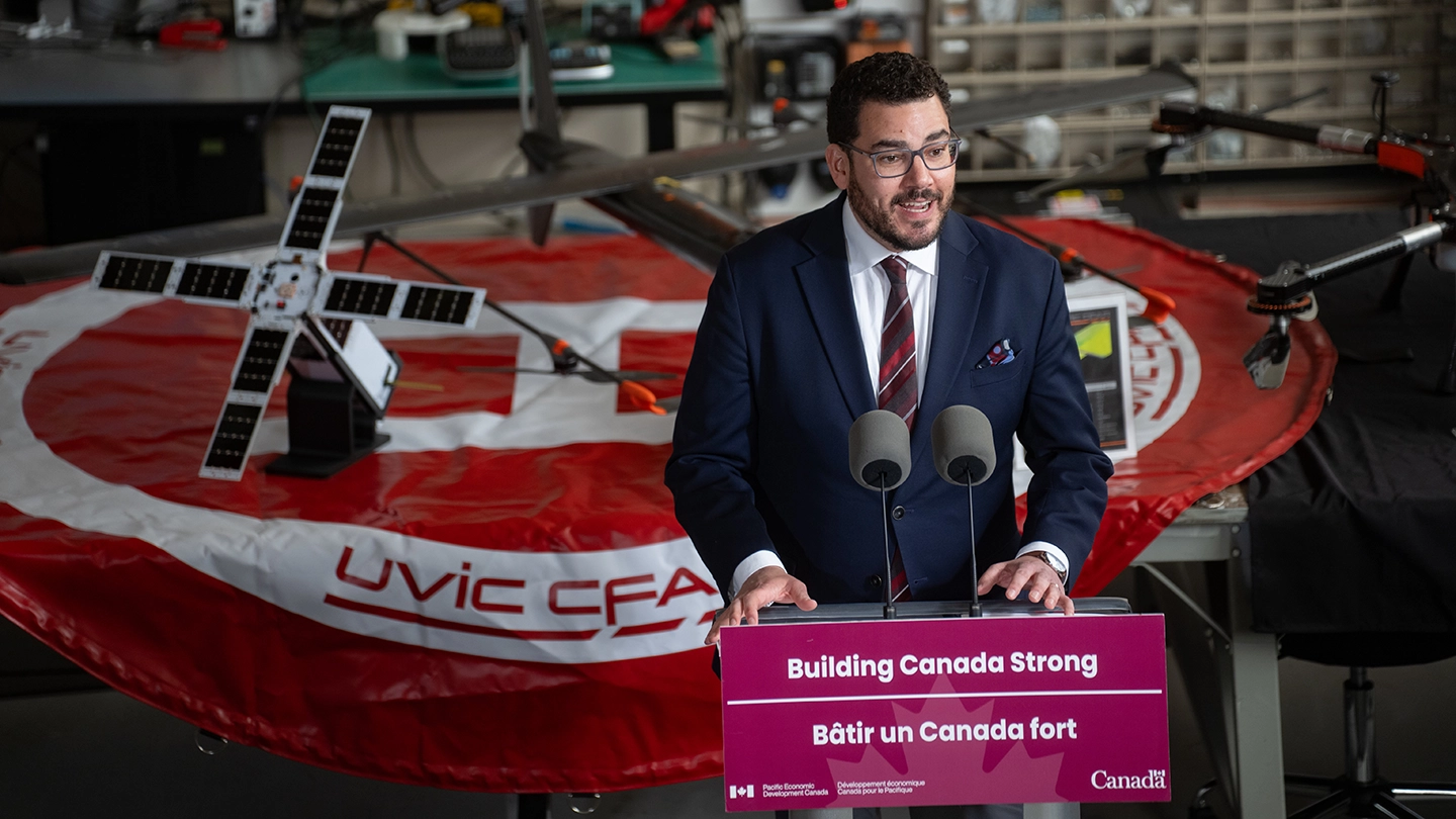 UVic secures $5.4M for space cluster and AI disaster mapping