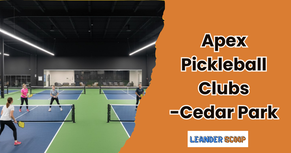 A new place to play in Cedar Park – Apex Pickleball Club