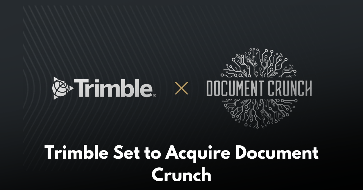 Trimble Signs Agreement to Acquire Document Crunch