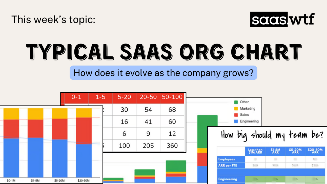 Typical SaaS Company Org Chart