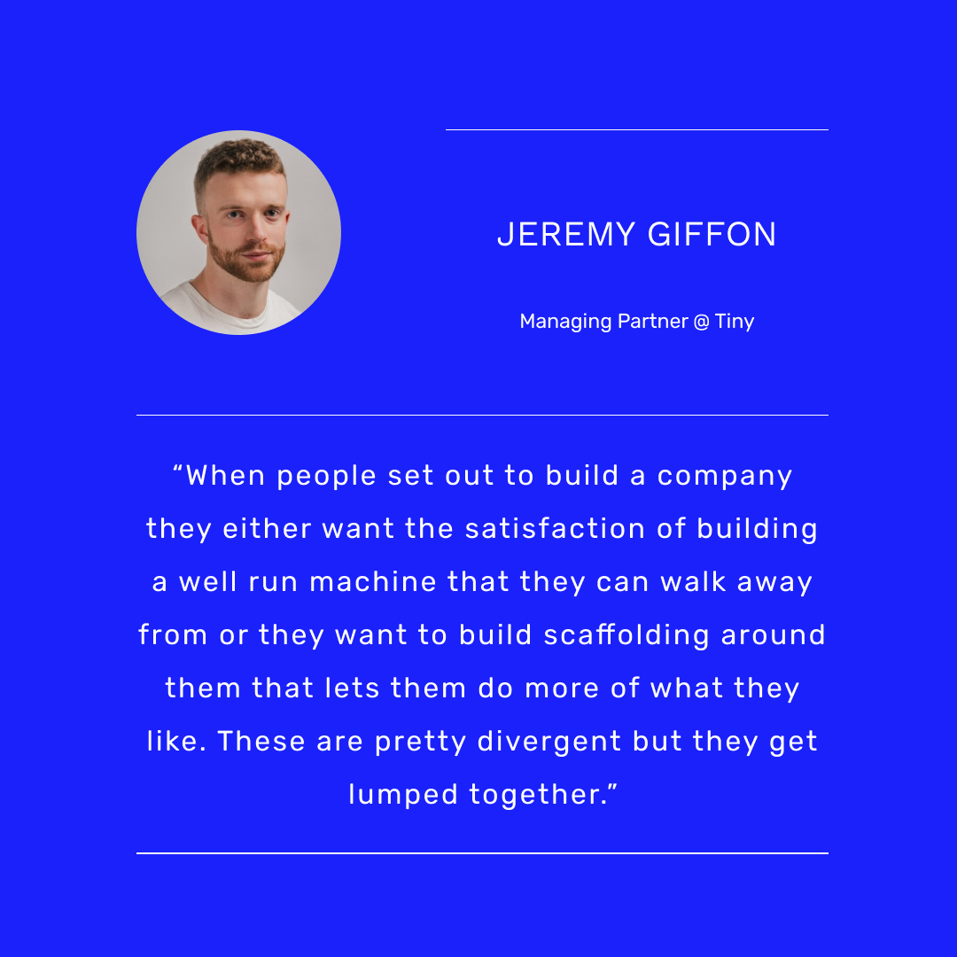 📶 25 Lessons from Jeremy Giffon (Managing Partner @ Tiny)