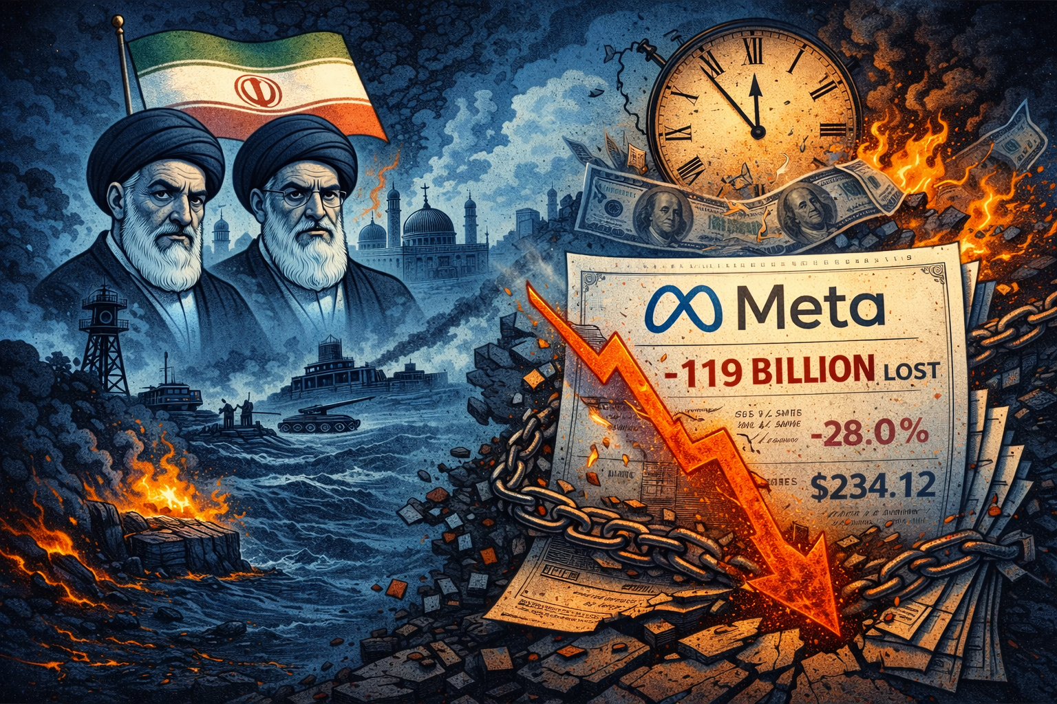 Bets on a Long War | Three Failed Auctions | Meta Loses $119B