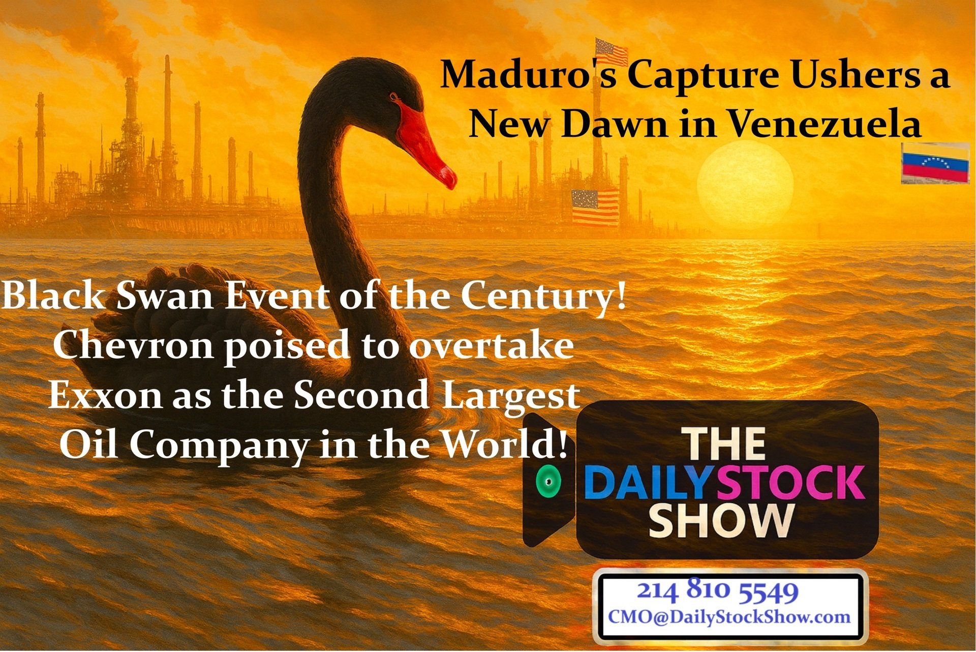 Black Swan Event of the Century. Chevron's Venezuelan Oil Gusher
