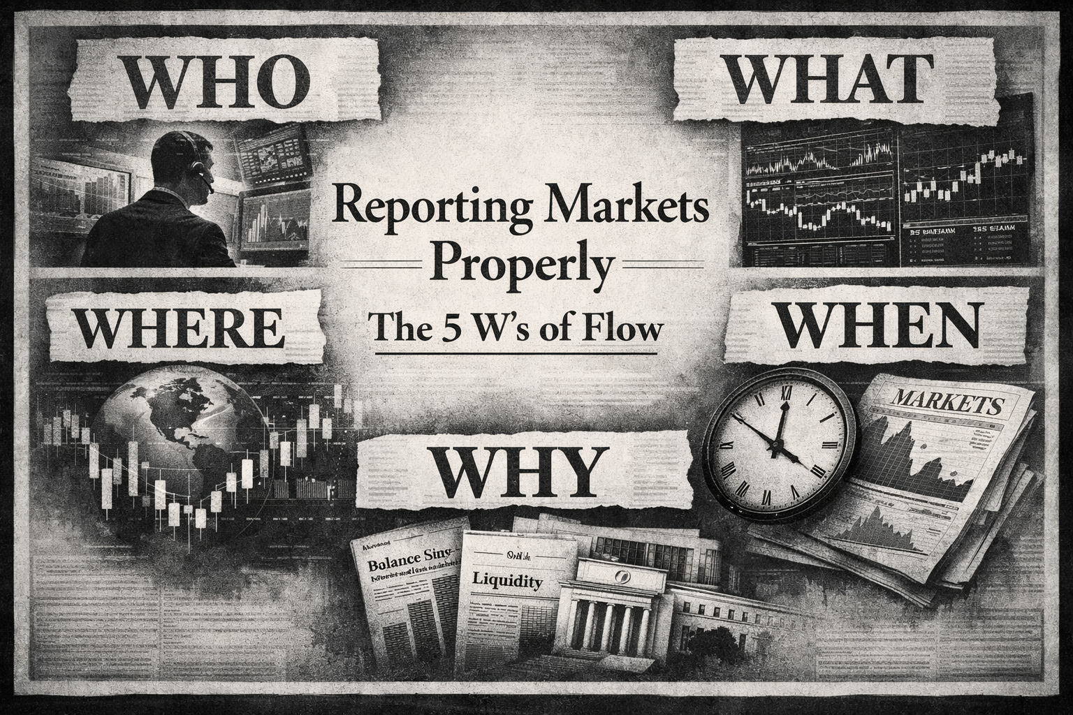 Reporting Markets Properly: The 5 W’s of Flow