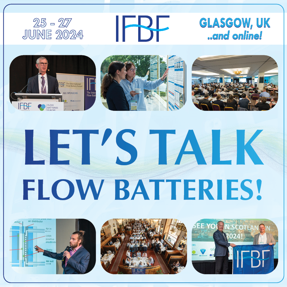 International Flow Battery Forum 2024 (IFBF 2024)