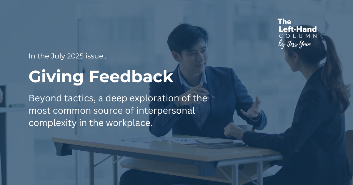 Help! Giving feedback makes me break out in hives...