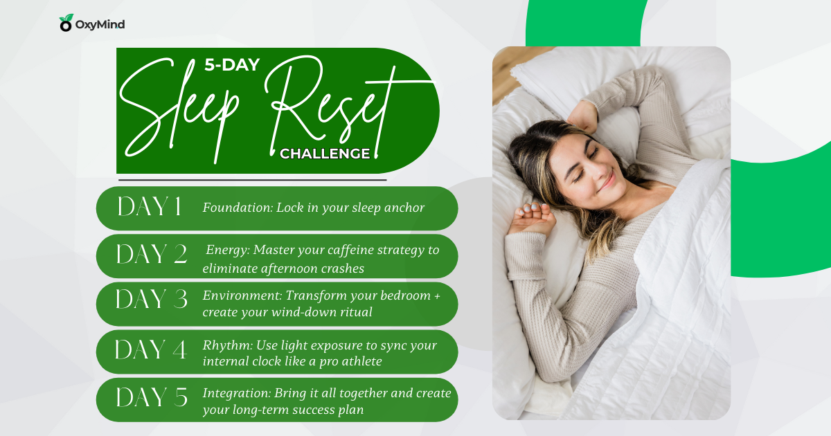 You Asked for Sleep Help - Here's your 5-Day Sleep Reset Challenge 
