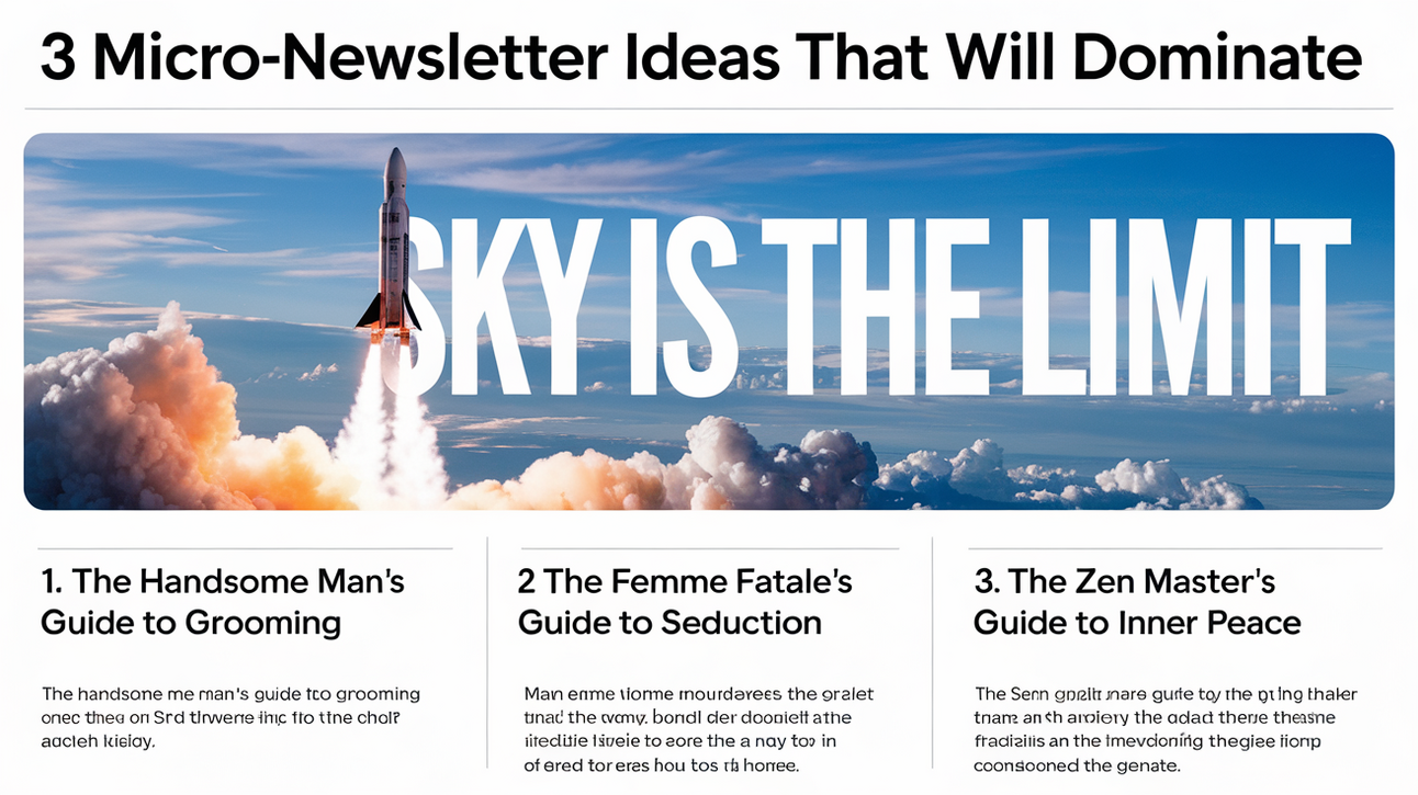 3 Micro-Newsletter Ideas That Will DOMINATE