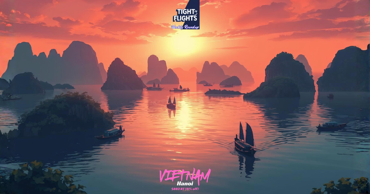 🌅 Vietnam Beckons — 41% OFF Flights to Hanoi from San Diego!