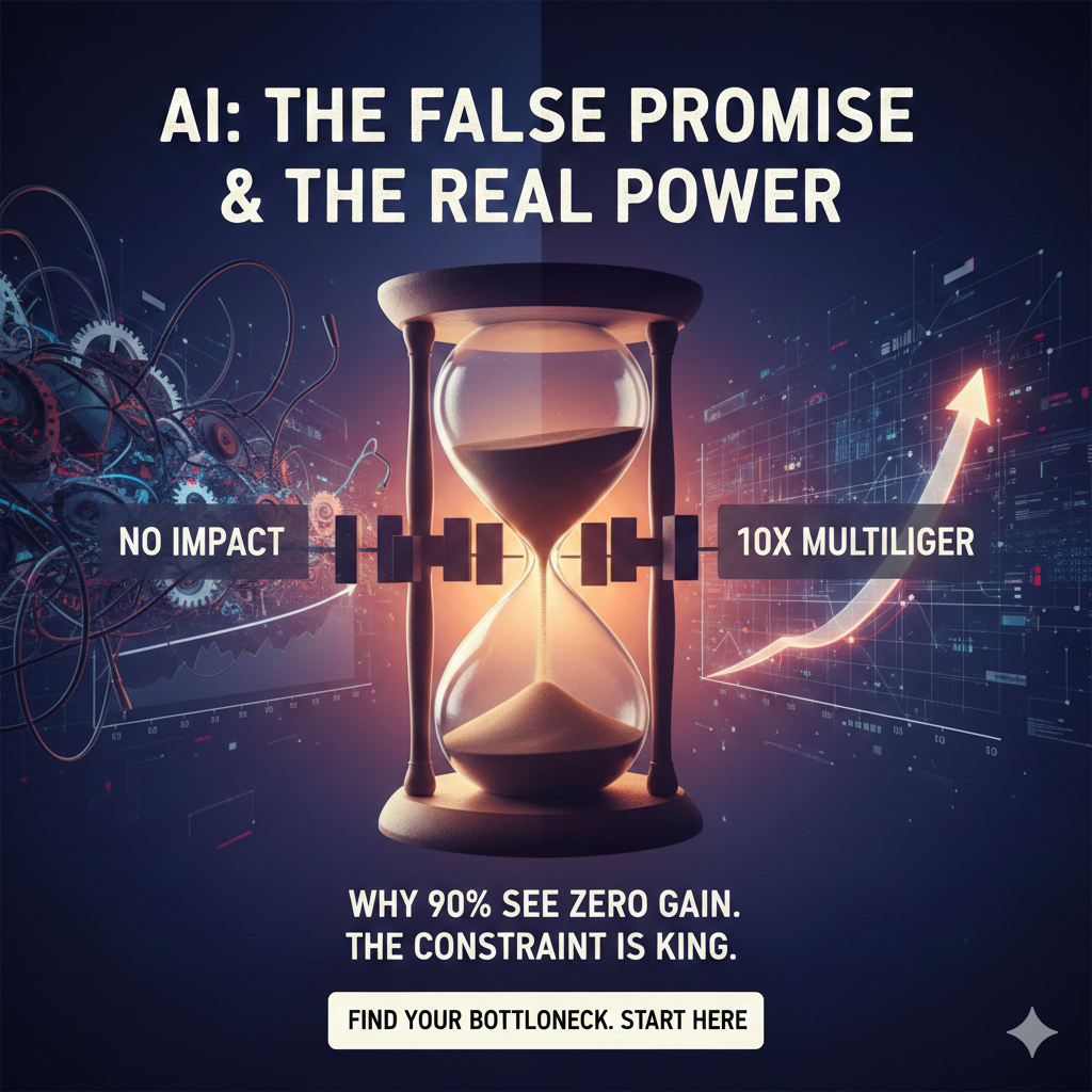 90% of companies see zero results from AI