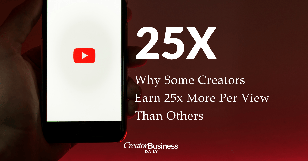 Your Niche Is Your Salary: Why Some Creators Earn 25x More Per View Than Others