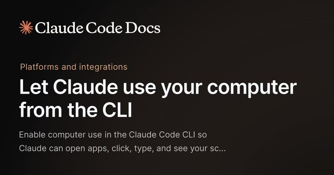 Anthropic Launches Computer Use to Claude Code