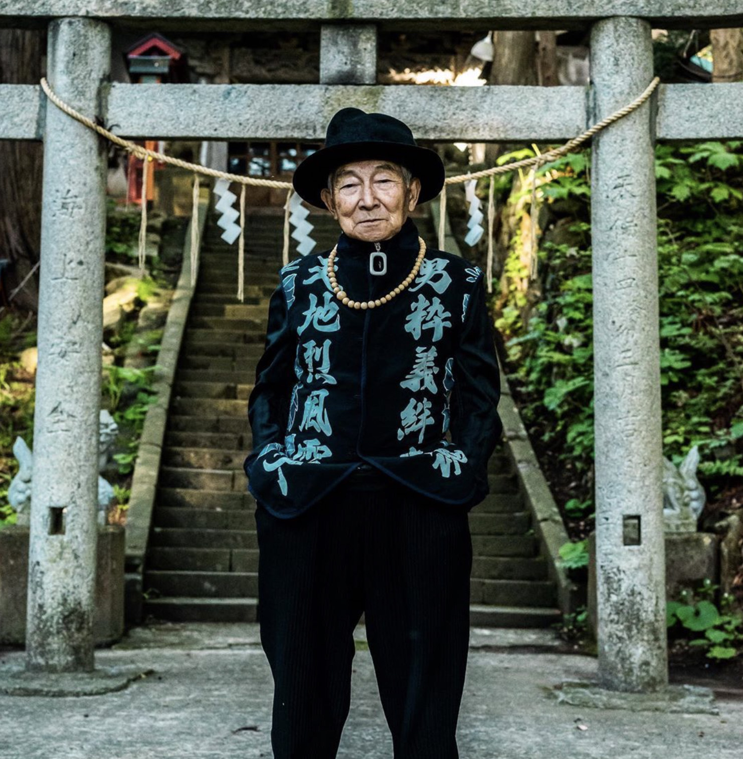 Fancy Grandpa, Dressed By His Grandson