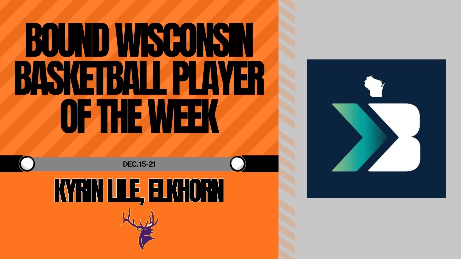 Week 4 Bound Wisconsin Basketball Player of the Week: Kyrin Lile, Elkhorn