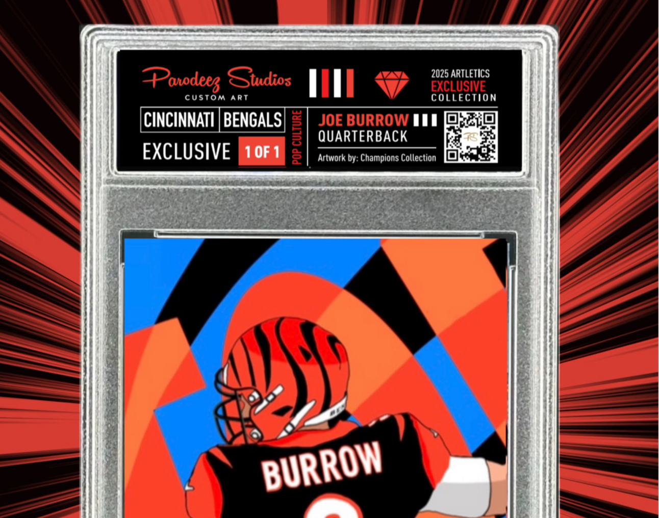 Artletics Newsletter – Joe Burrow Collectible Auction x Vanity Slabs Starts Today!