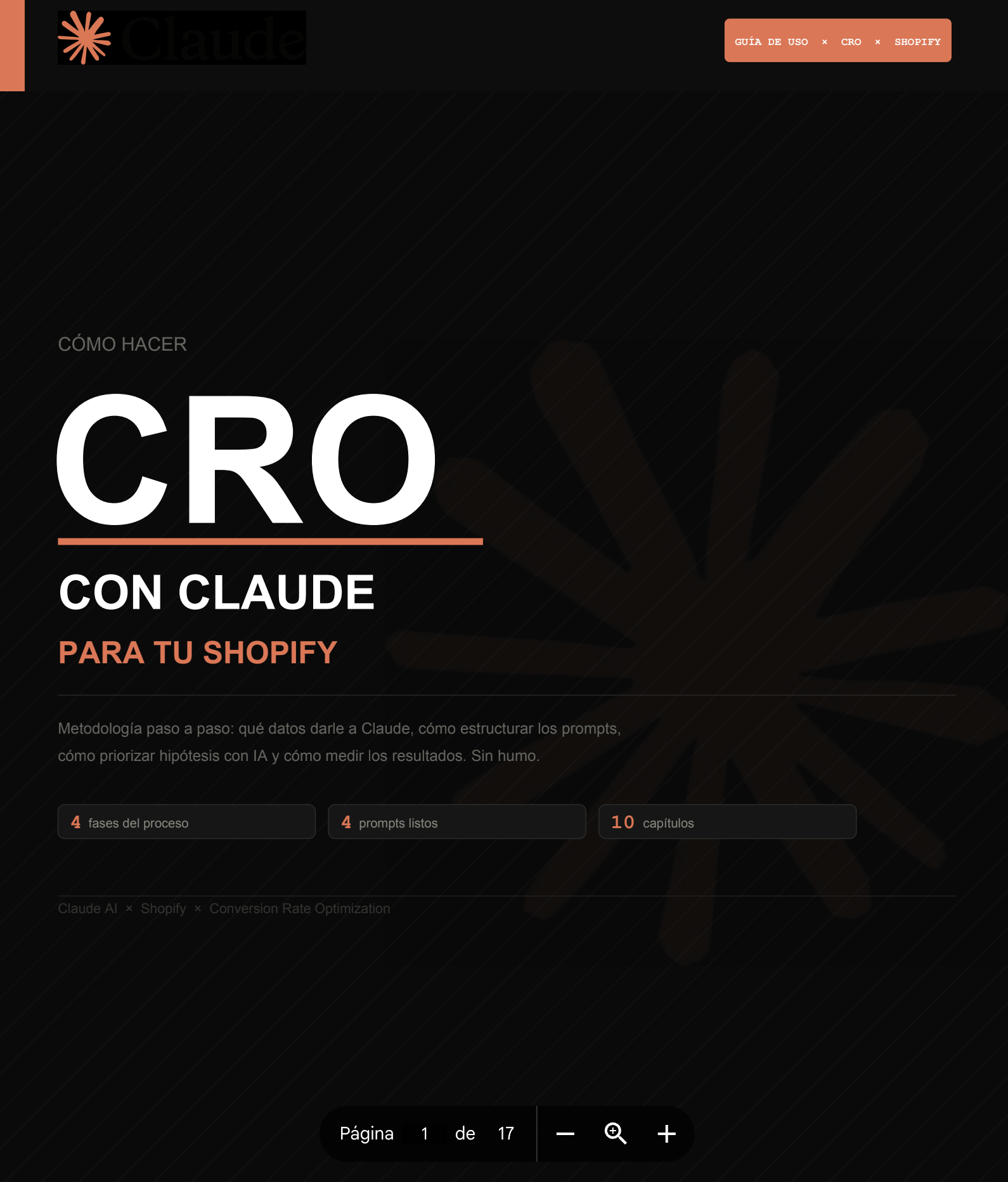 Como utilizar CLAUDE en CRO para Shopify