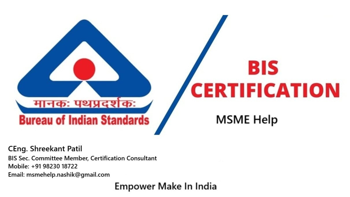 BIS Certification Consultant for MSMEs: Expert Guidance & Support