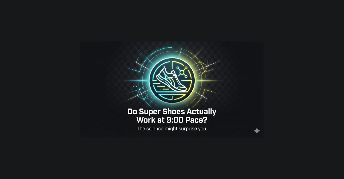 Do Super Shoes Actually Work at 9:00 Pace? The Science Might Surprise You
