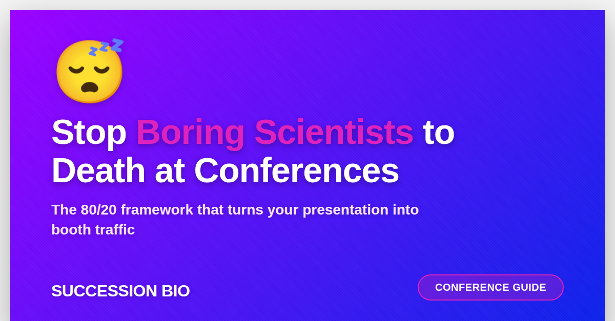 This is not a Sleep symposium!