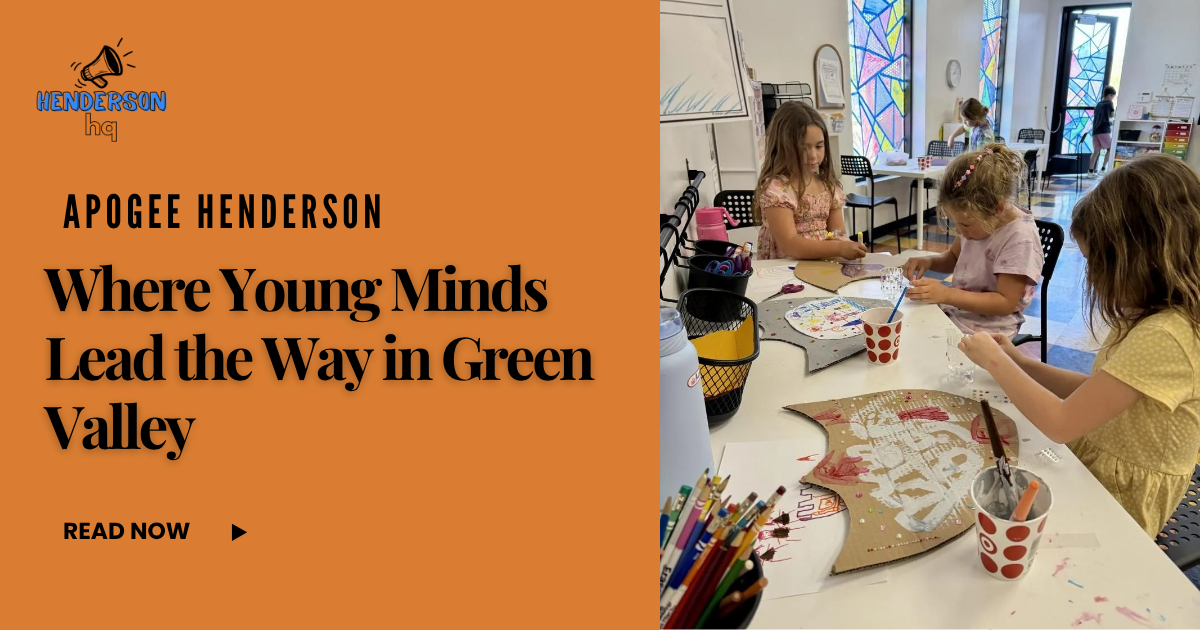 Apogee Henderson: Where Young Minds Lead the Way in Green Valley