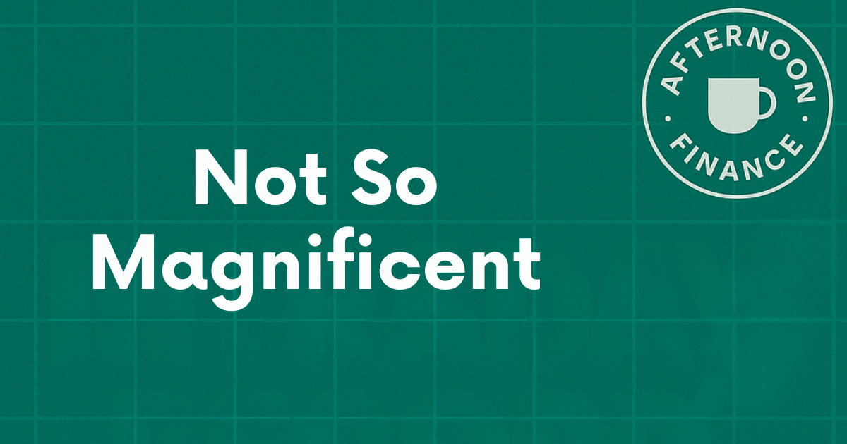 🕟 Not So Magnificent