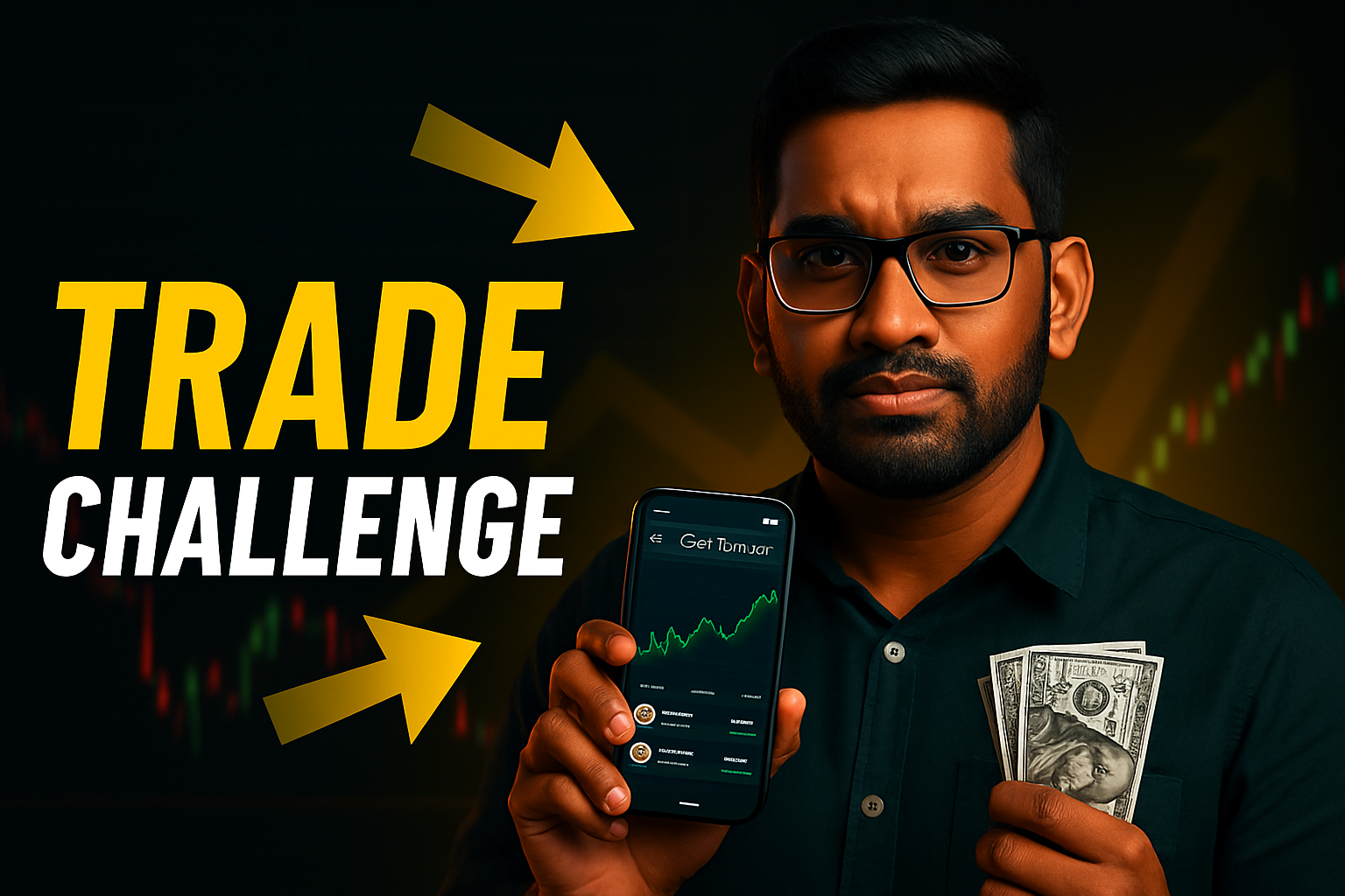 I have accept that challenge to do trade publicly.. 