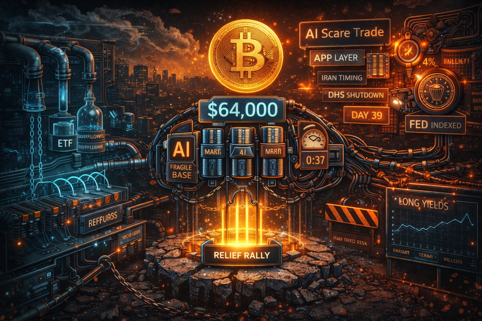 $64K Reclaim | Profit Collapse | $58K Line