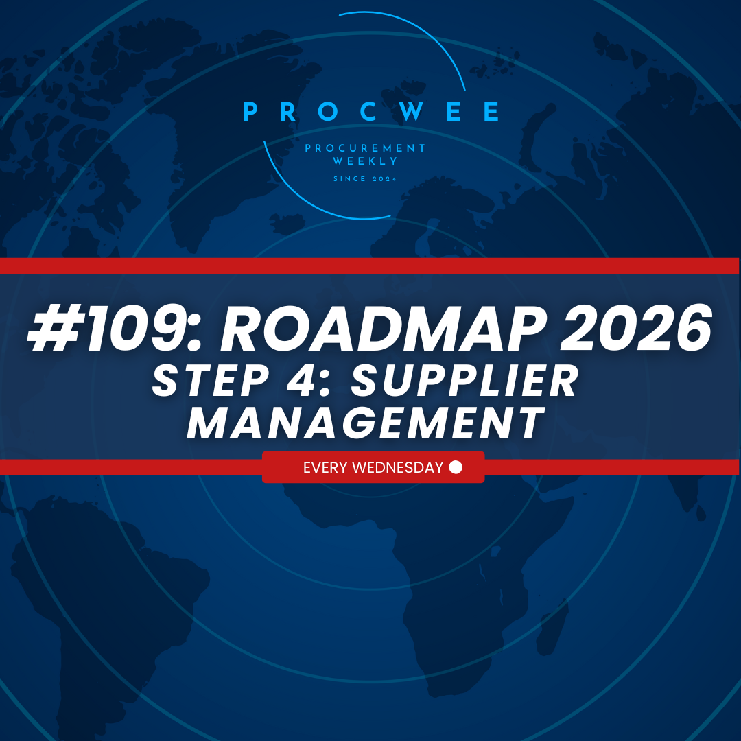 Roadmap 2026 | Step 4: Supplier Portfolio & Lifecycle | Issue #109 | 4 February 2026 