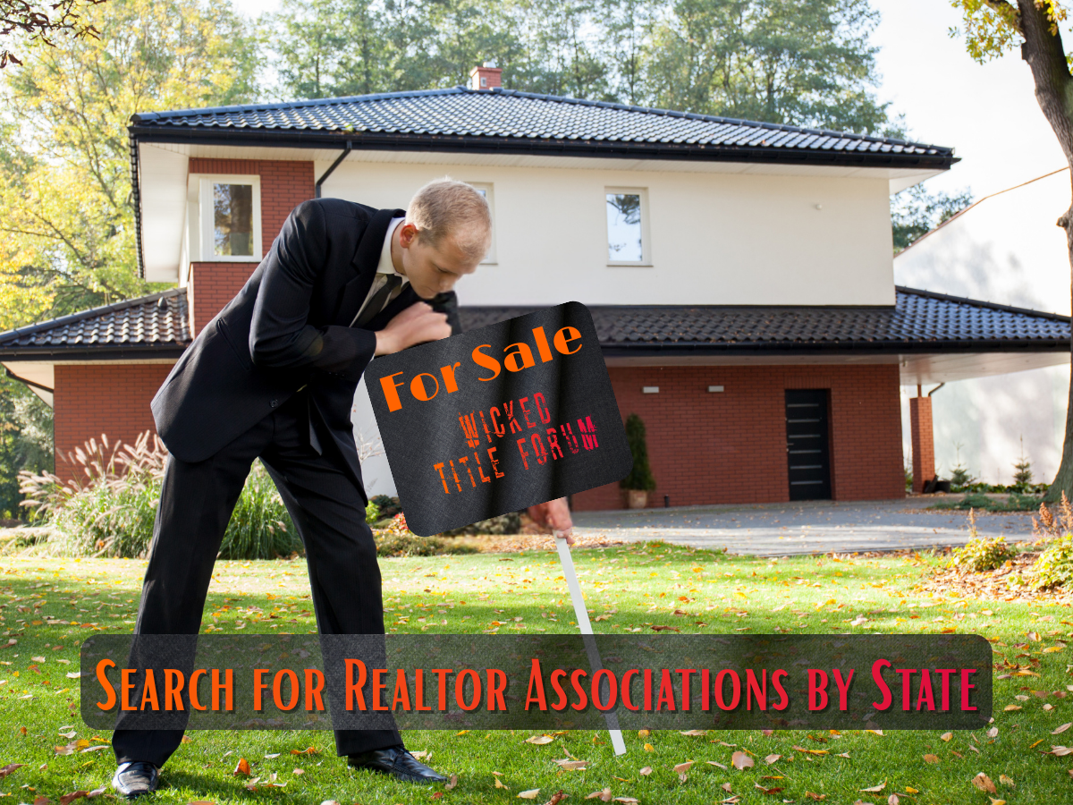 π Find Realtors Now! Search for Realtor Associations by State