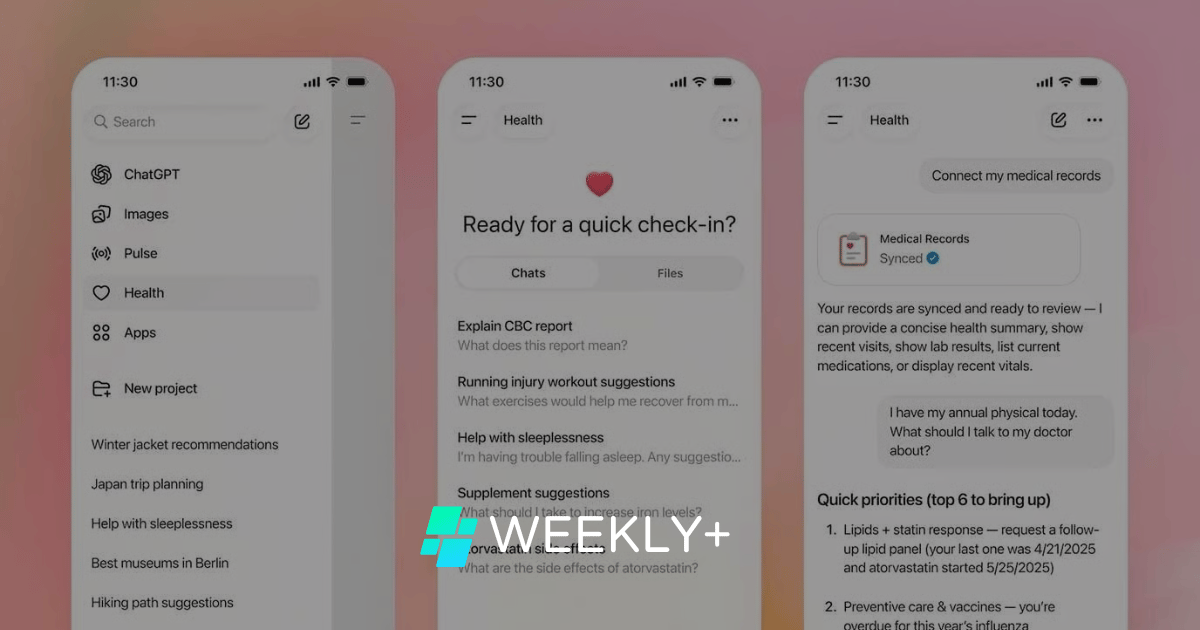 🏥 OpenAI baut ChatGPT zum Gesundheitsassistenten aus