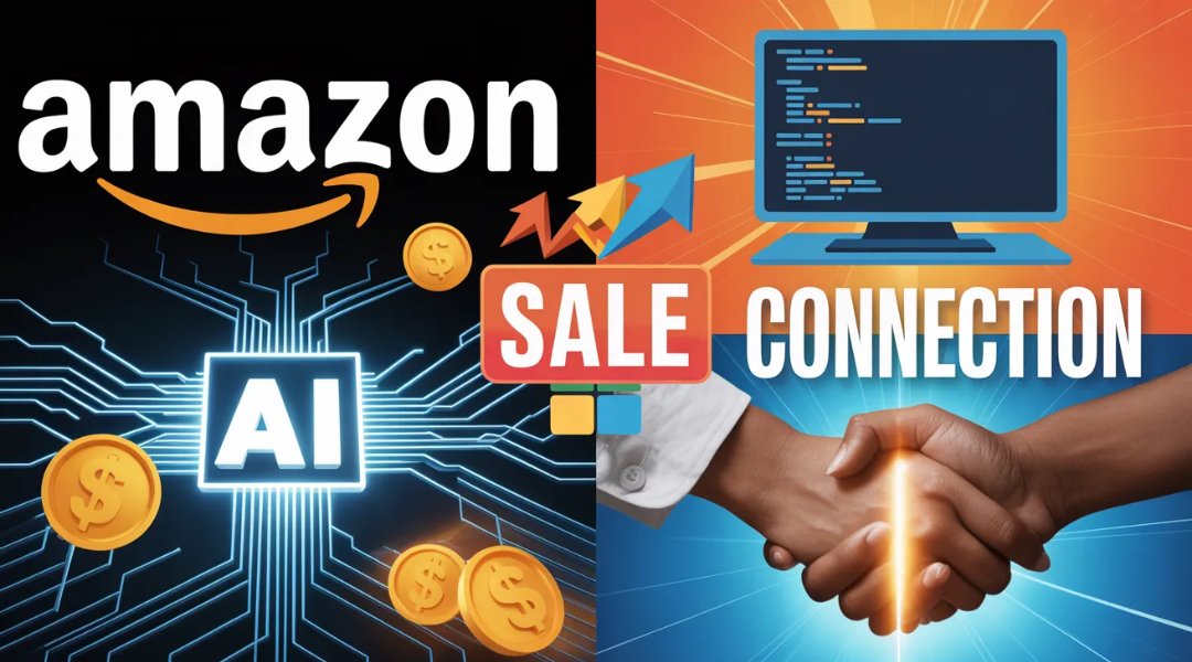 Amazon Monetizes AI, Microsoft Looks Mispriced, and Your Real Advantage Isn’t Code — It’s Connection