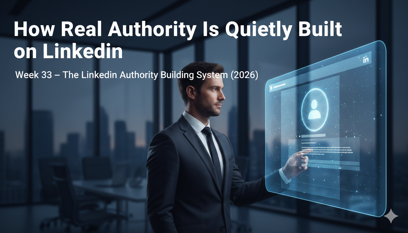 How Real Authority Is Quietly Built on LinkedIn (And Why Most Professionals Miss It)