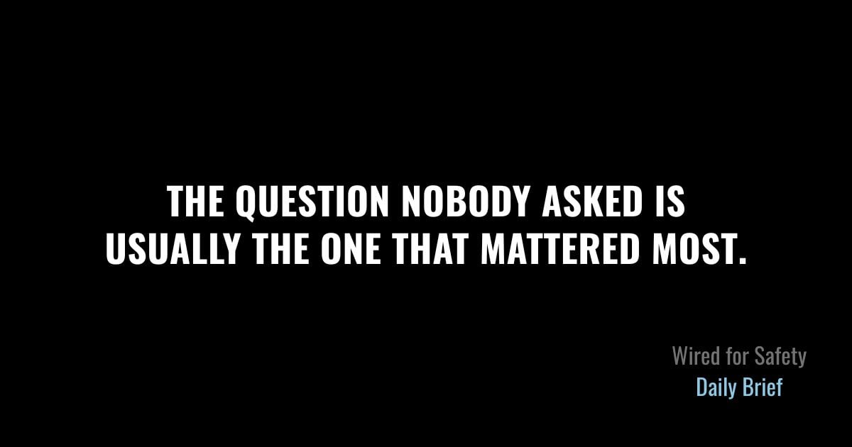 Daily Brief: Say It Before You Start